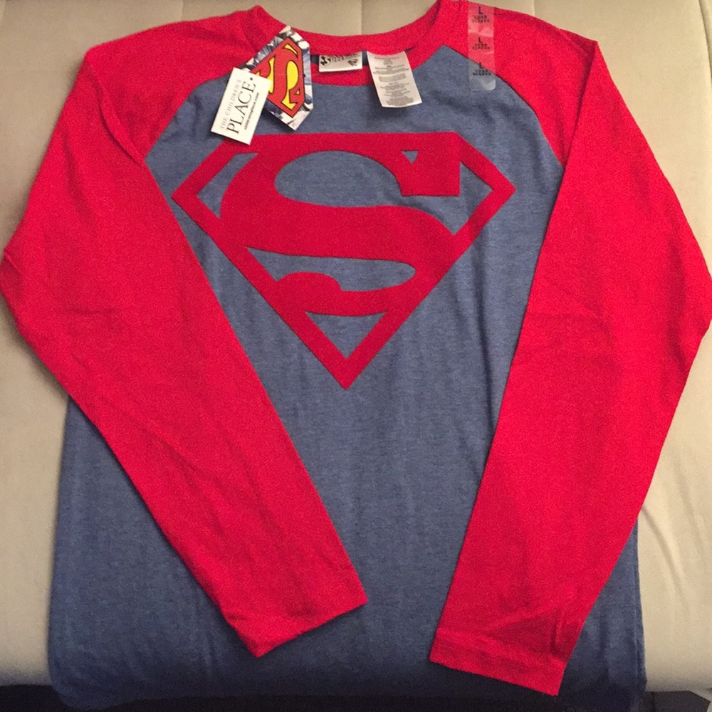 Boys long sleeve Superman shirt